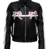 Arcana Archive Bowknot Black Leather Jacket - Recreation