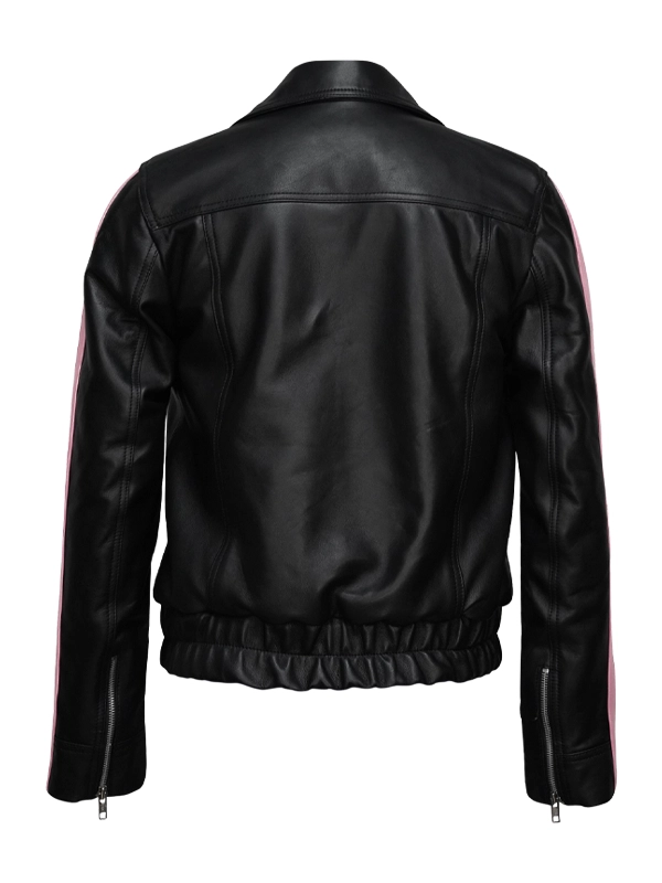 Arcana Archive Bow Leather Jacket - Shop Celebs Wear