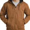 Fanum Cotton Brown Hooded Jacket