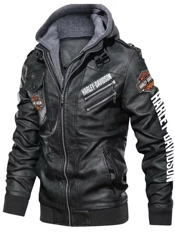 Harley Davidson Motorcycle Hooded Jacket