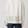 Travis Kelce Jil Sander Cream Jacket