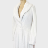 Kate Hudson Wedding Fur Jacket Coat White