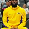 NBA Los Angeles Lakers Zip Up Yellow Hoodie