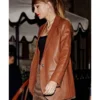 Taylor Swift Leather Blazer