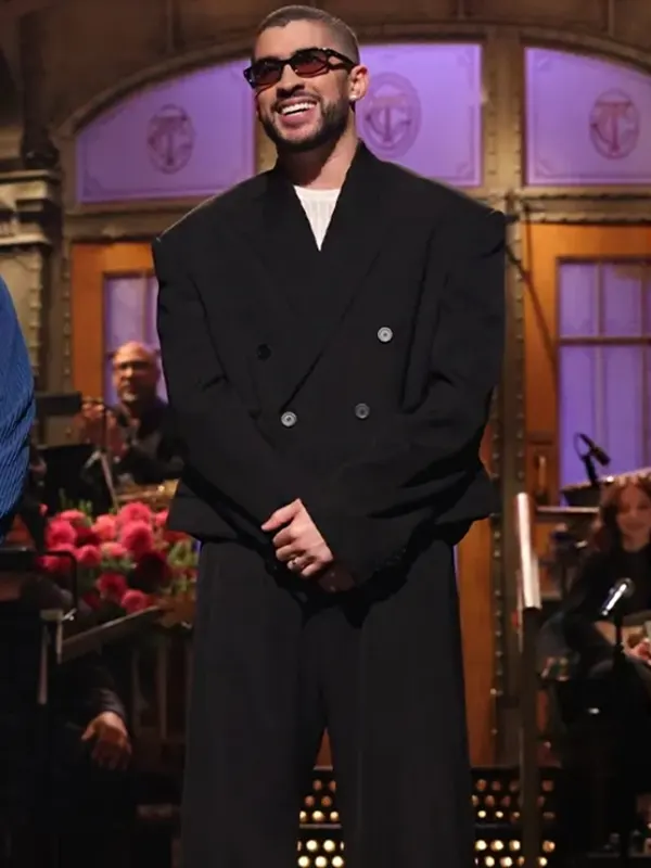 Bad Bunny SNL Black Suit