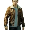 Spider-Man 2 Peter Parker Brown Leather Jacket