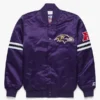 Starter Ravens Satin Jacket