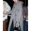 Taylor Swift Gray Plaid Coat