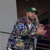 Travis Kelce Stitchwork Plaid Jacket