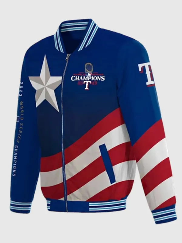 Texas Rangers 2023 World Series Champions Bomber Jacket