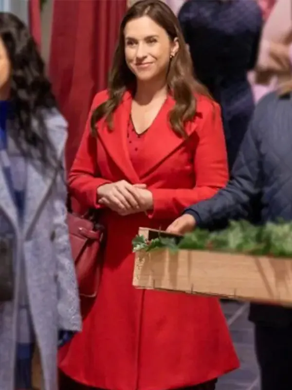 Lacey Chabert A Merry Scottish Christmas Red Coat