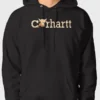 Highland Cow Carhartt Hoodie Black