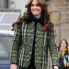 Kate Middleton Quilted Burberry Green Jacket