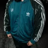 Korn x Adidas Green Sequin Track Jacket