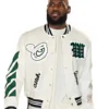 Off White Lebron James Kings Varsity Jacket