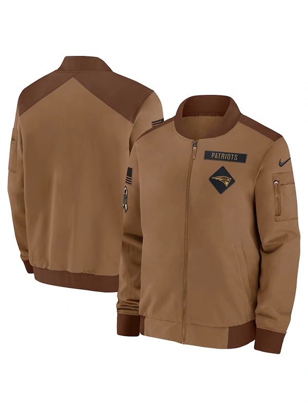 New England Patriots Salute To Service Bomber Jacket