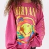 Nirvana Pink Sweatshirt