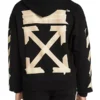 Off-White Tape Diag Arrows Hoodie Black