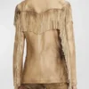 Jennifer Lopez Fringed Leather Jacket