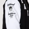 Oakland Raiders Varsity Jacket Black And White