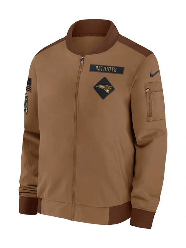 New England Patriots Salute To Service Bomber Jacket