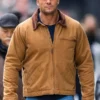 Reacher Alan Ritchson Brown Jacket