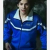 Xolo Maridueña Blue Beetle 2023 Jaime Reyes Blue Track Jacket