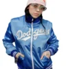 Billie Eilish La Dodgers Varsity Jacket