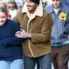 David Beckham Suede Leather Jacket