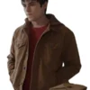 Alex Walter My Life with the Walter Boys S01 Ashby Gentry Brown Cotton Jacket