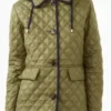 Jackie Howard My Life with the Walter Boys Quilted Green Jacket