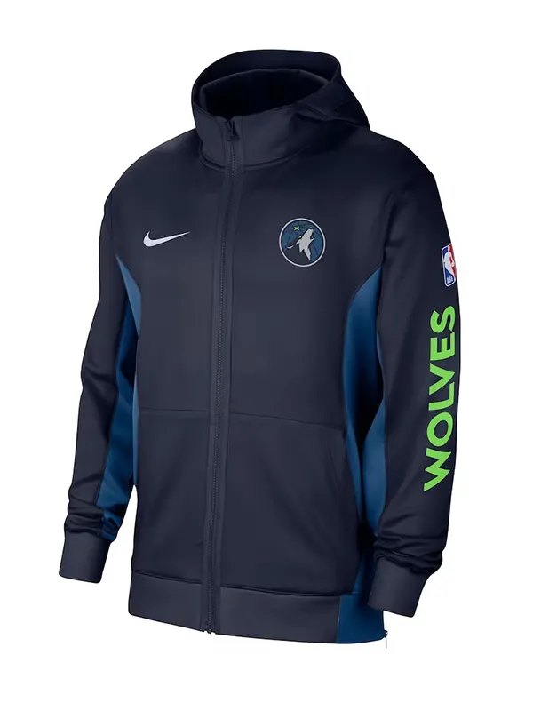 Minnesota Timberwolves Zip-Up Hoodie - Shop Celebs Wear