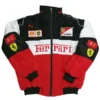 Retro Racing Ferrari F1 Vintage Unisex White Jacket