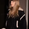 Taylor Swift NYC Grizzly Black Bomber Jacket