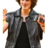 Timothee Chalamet Celine Leather Vest