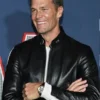 Tom Brady 80 For Brady Black Leather Jacket