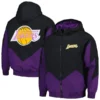 Los Angeles Lakers Quilted Raglan Zip-Up Hoodie