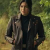 Maya Lopez Echo 2024 Brown Leather Motorcycle Jacket