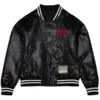 Philadelphia 76ers Mitchell & Ness Black Sequin Varsity Jacket