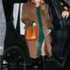 Stella McCartney Taylor Swift Double-Breasted Herringbone Wool Coat