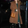 Taylor Swift Stella McCartney Double-Breasted Herringbone Wool Coat