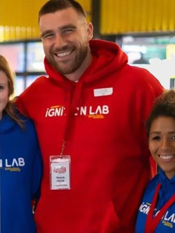 Travis Kelce Ignition Lab Red Hoodie