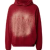 Travis Kelce Marni Red Found Objects Sprayed Pullover Hoodie