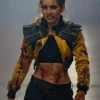 Jessica Rothe Boy Kills World Yellow Cropped Jacket