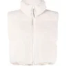 Brunello Cucinelli White Knitted Padded Vest