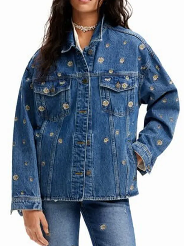 Women Daisy Denim Jacket 