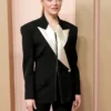 Emma Stone 96th Oscars Nominees Black Blazer Coat - Recreation