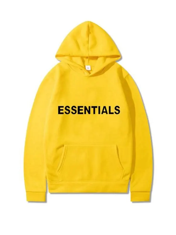 Fear of God Essentials Yellow Hoodie - Recreation