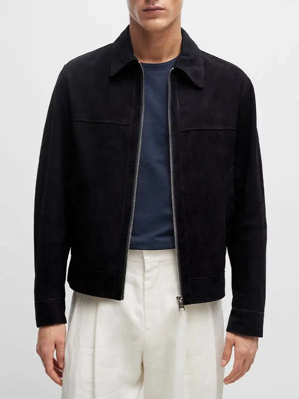 Hugo Boss Black Suede Jacket