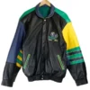 Jeff Hamilton Vintage Notre Dame Fightin' Irish Leather Jacket